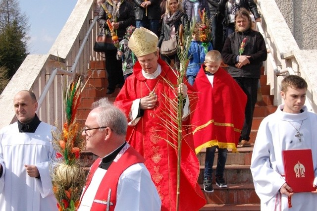 Uroczystościom w Kałkowie przewodził ksiądz Piotr Turzyński, nowy biskup pomocniczy diecezji radomskiej