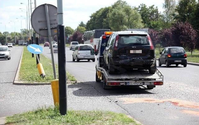 W karambolu uczestniczył m.in. ten oto ford c-max.