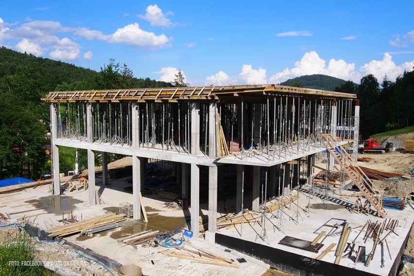 Budowa ośrodka Beskid Sport Arena.