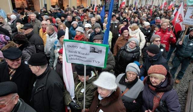 Manifestacja KOD-u w Opolu