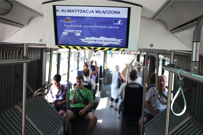 Kraków. W autobusach i tramwajach zostanie włączona klimatyzacja
