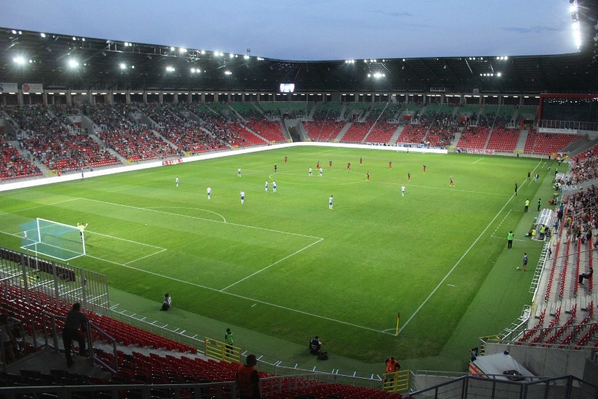GKS Tychy - Wisła Puławy 0:2 [ZDJĘCIA]. Tyszanie nie potrafią strzelić gola na swoim nowym stadionie