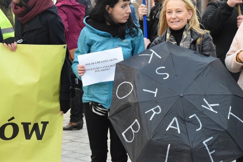 Narodowcy manifestowali przeciw zbyt dużej liczbie Ukraińców...