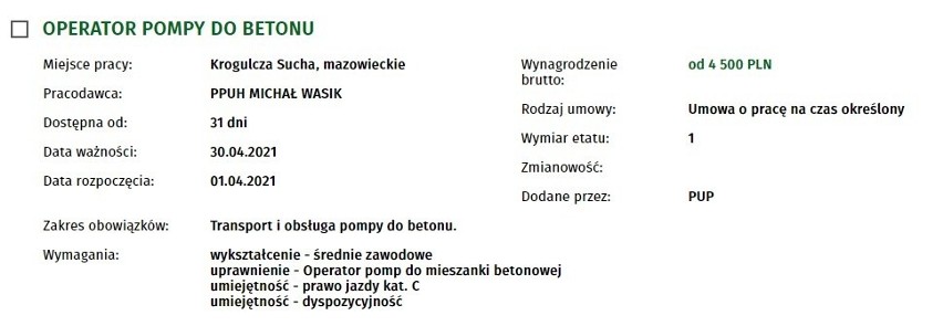 Zobacz oferty pracy w powiecie szydłowieckim. Ile pracodawcy dają zarobić i jakich pracowników poszukują?