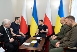 Morawiecki i Kaczyński na konsultacjach w Kijowie. Wołodymyr Zełenski: To historyczny moment