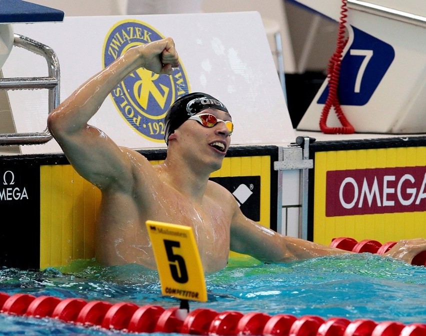 Główne Mistrzostwa Polski w Pływaniu w Szczecinie: Filip Zaborowski na podium  