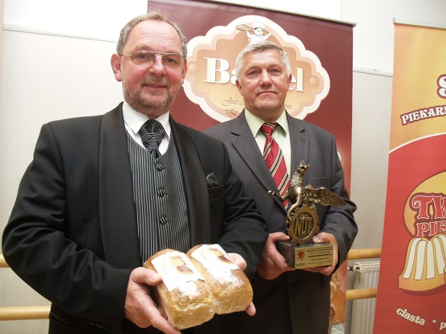 Wiesław Reichert, który wspólnie z Janem Wodeckim zarządza piekarnią Bajgiel z Będzina.