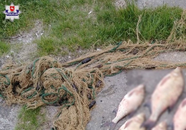 Policjanci zatrzymali dwóch mieszkańców gminy Solec nad Wisłą, którzy nielegalnie łowili ryby.