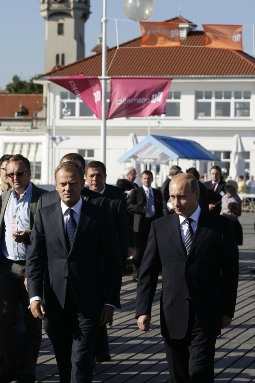 Spotkanie Tusk-Putin na sopockim molu 1 września 2009 roku