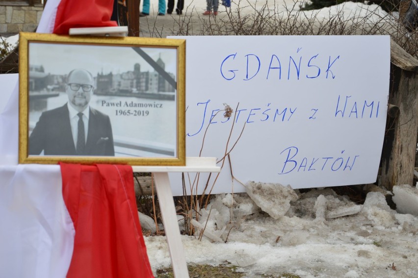 Bałtów solidarny z Gdańskiem. "Sound of silence" na stoku w dniu pogrzebu prezydenta Pawła Adamowicza