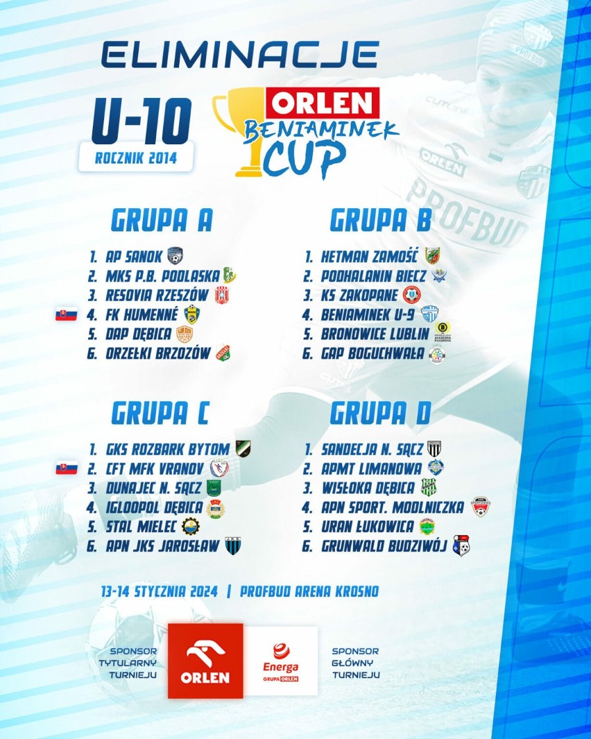 Rusza kolejna edycja ORLEN Beniaminek Cup! Już w najbliższy weekend pierwszy turniej