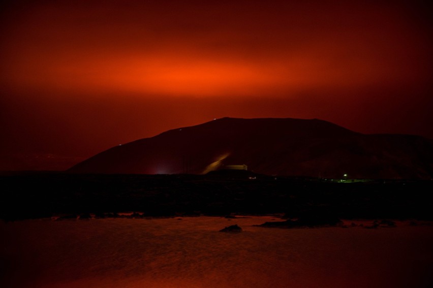 Islandia: erupcja wulkanu Fagradalsfjall, pierwsza od 800 lat. Niebo jest czerwone (VIDEO)