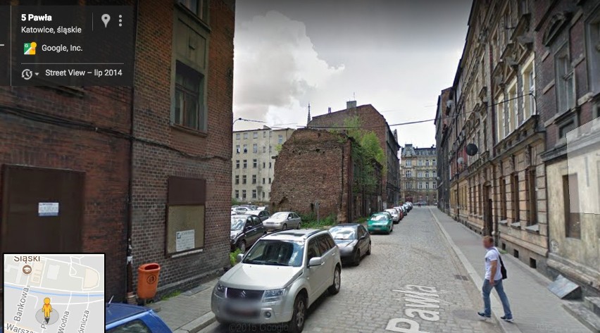 Tak oto wygląda natomiast w Google Street View ulica...