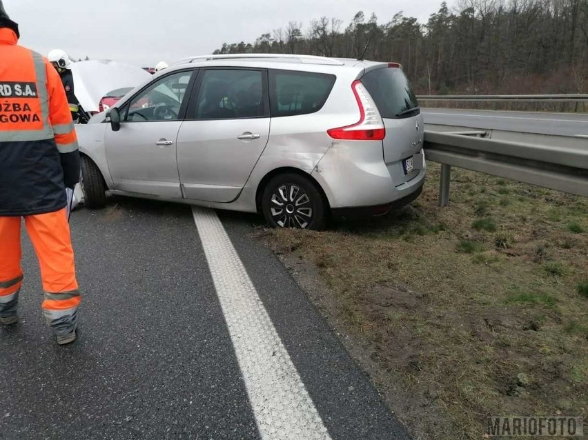 Autostrada A4. Wypadek na terenie powiatu opolskiego....