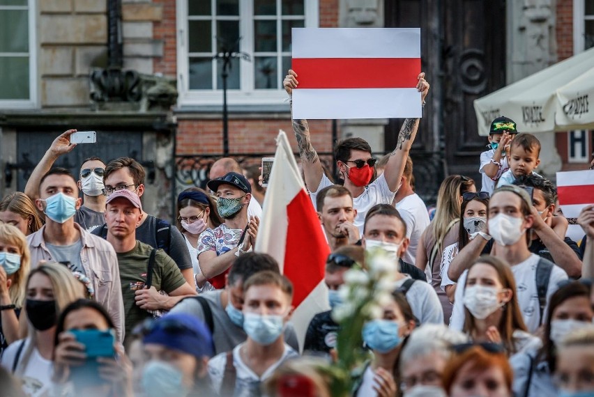 Solidarni z Białorusią! Wiec przeciw represjom Łukaszenki w...