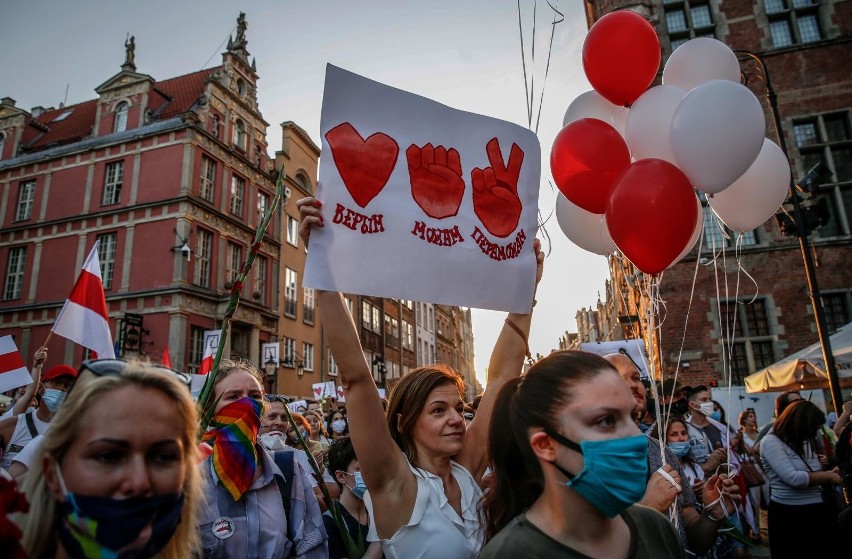 Solidarni z Białorusią! Wiec przeciw represjom Łukaszenki w...