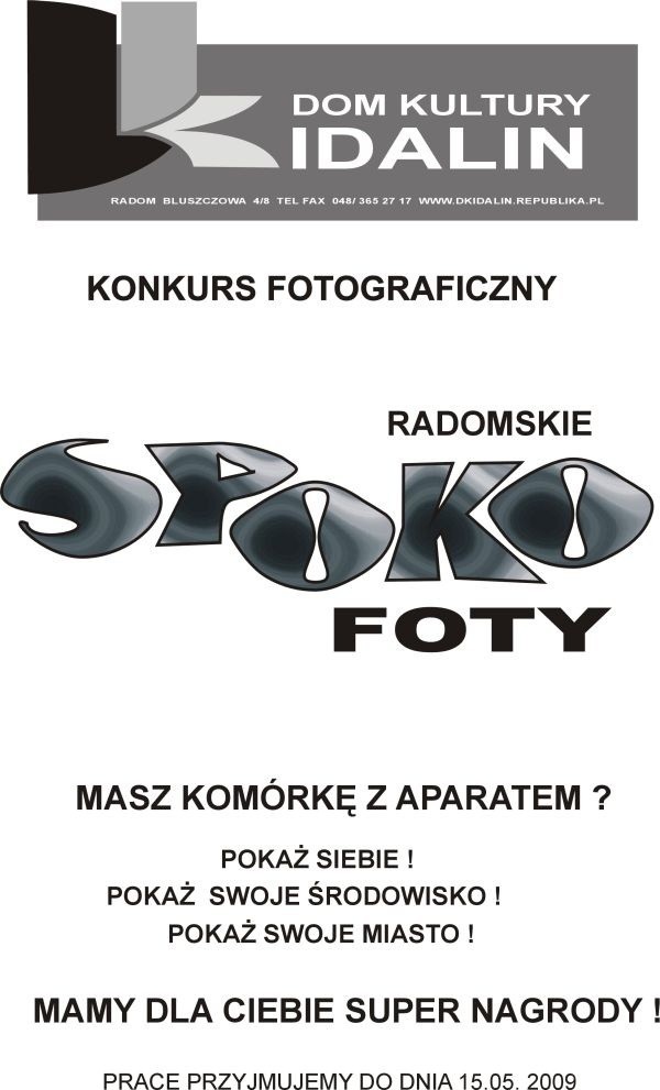 Jeżeli lubisz fotografować, weź udział w konkursie "Spoko - foty".