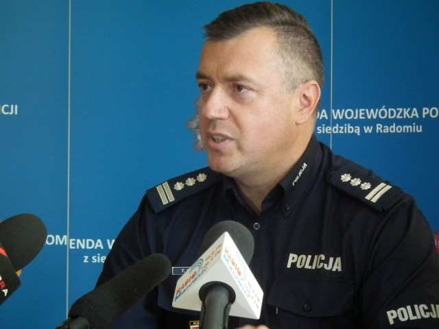 Stan bezpieczeństwa przedstawiał Tomasz Michułka, szef mazowieckiej policji.