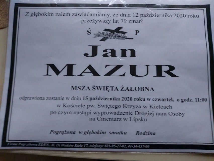 Zmarł Jan Mazur, działacz ludowy, doradca wojewodów