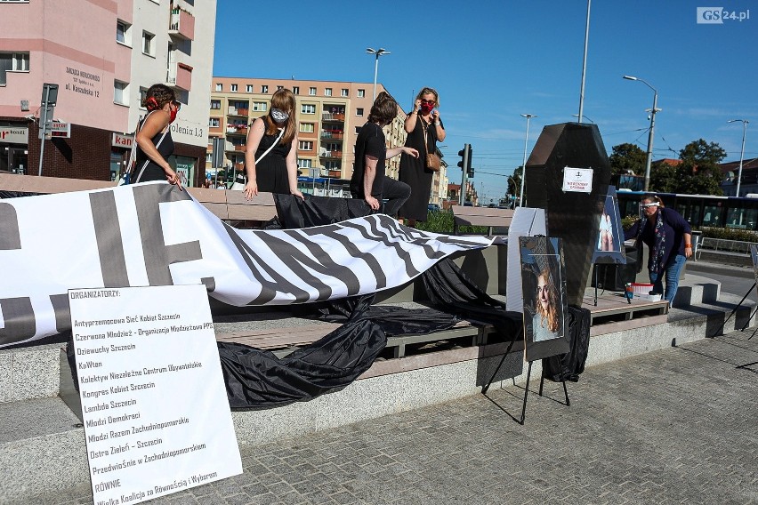 "Nie będziemy ofiarami!". Demonstracja kobiet w centrum Szczecina