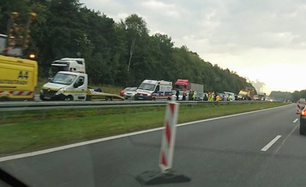 Stłuczka na A4