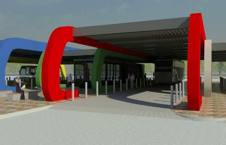Tak według koncepcji będzie wyglądał nowy dworzec autobusowy...