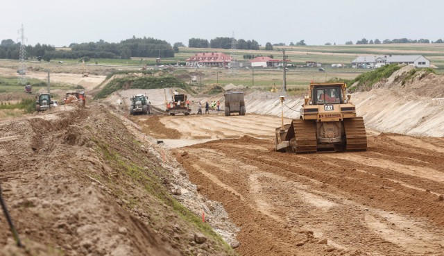 Budowa drogi S19 w okolicy Rzeszowa.