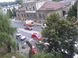 Wypadek na ulicy Limanowskiego w Radomiu