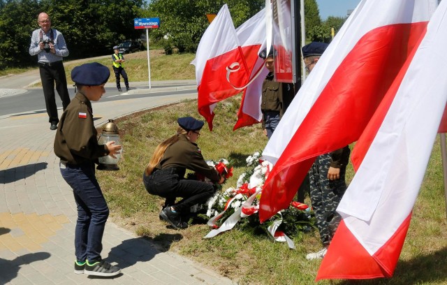 29.05.2018 rzeszow uroczyste otwarcie ronda im. rozstrzelanych 1 czerwca 1943 fot agata flak