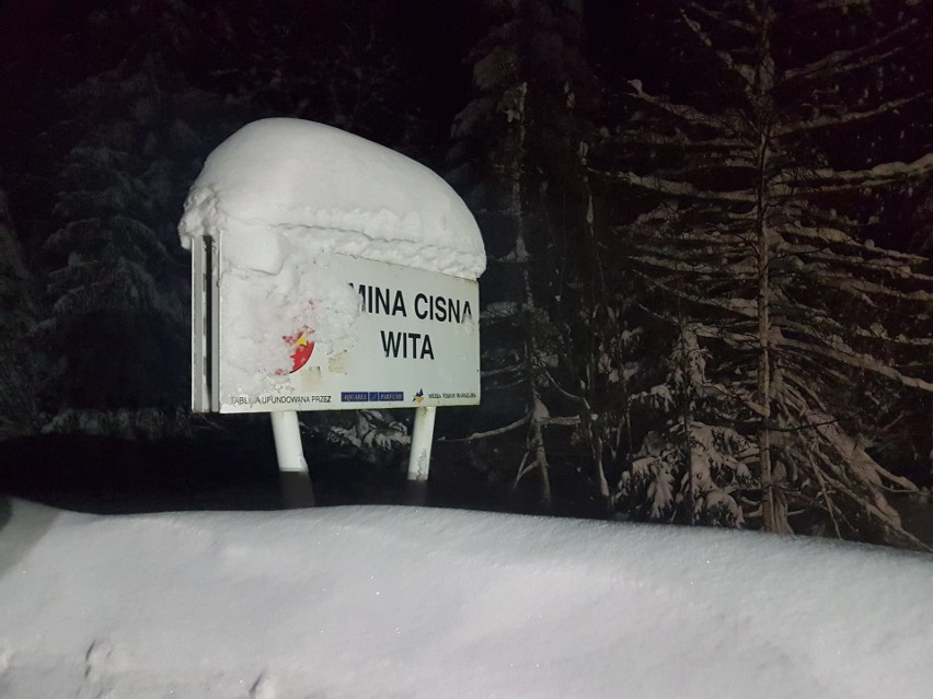 Bieszczady pod śniegiem i to dosłownie. W naszych górach...