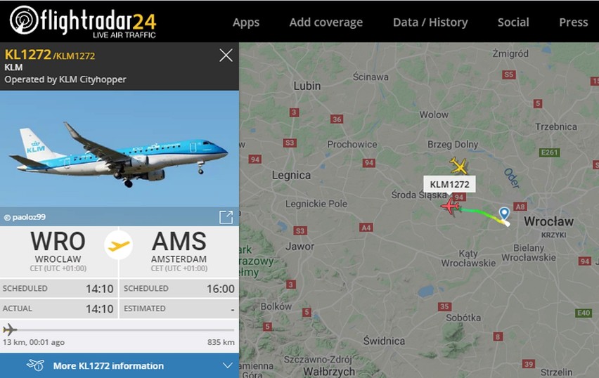 Z Wrocławia odleciał dziś samolot do Amsterdamu. Jak to możliwe, skoro obowiązuje zakaz lotów?