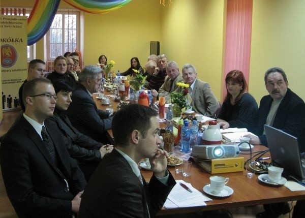 W spotkaniu wzięło udział ponad dwudziestu przedsiębiorców, działających na terenie powiatu sokólskiego