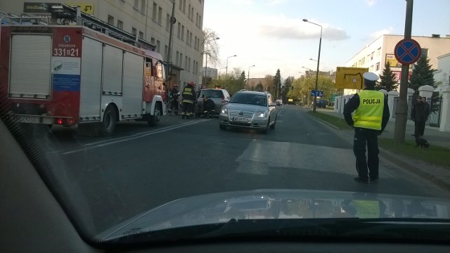 Do groźnie wyglądającej kolizji doszło na ulicy 25 Czerwca w Radomiu.