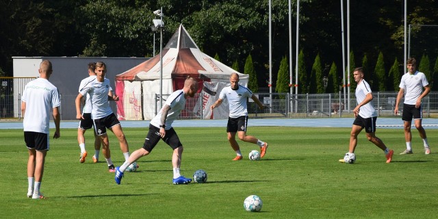 Piątkowy trening piłkarzy Radomiaka Radom.