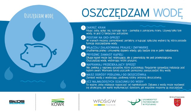 Akcja Głosu Wielkopolskiego: oszczędzam wodę.