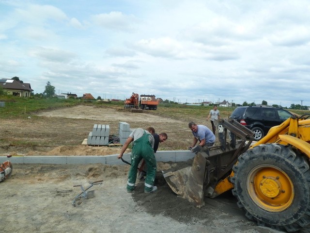 Robotnicy z Bydgoszczy na terenie budowy są od kilkunastu dni