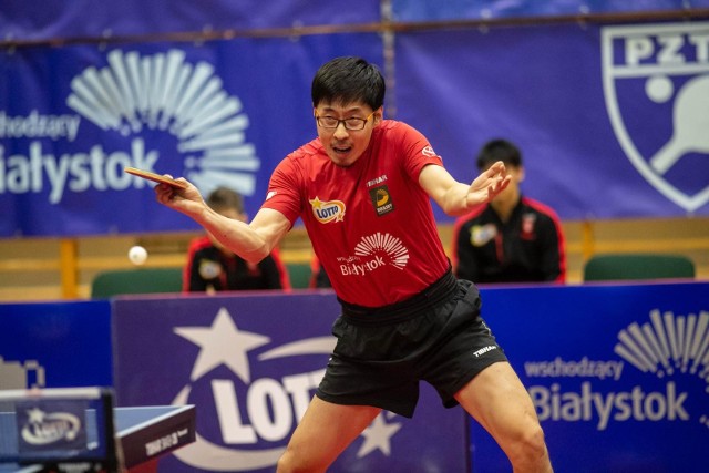 Wang Zeng Yi to największa medalowa nadzieja białostoczan podczas mistrzostw Polski w tenisie stołowym