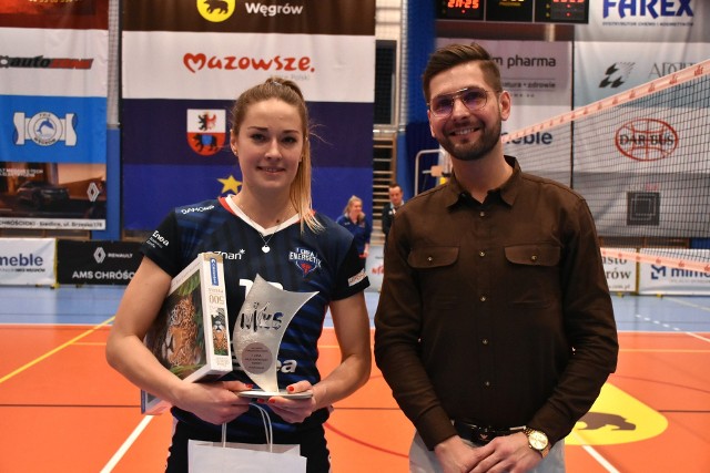 Środkowa Enei Energetyka, Katarzyna Urbanowicz została MVP sobotniego meczu z Nike Węgrów (3:1)