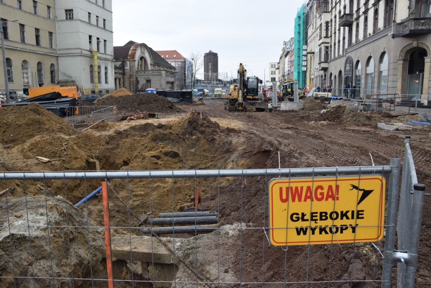 Przebudowa ulicy Dworcowej w Katowicach....