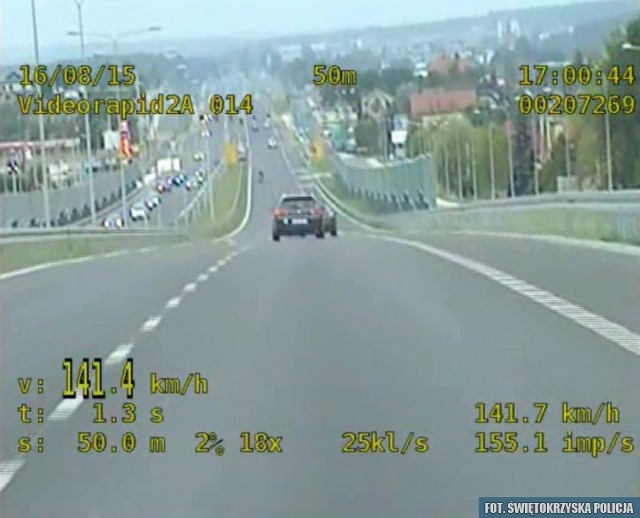 34-letni kierowca hondy przekroczył dozwoloną prędkość o 101 kilometrów