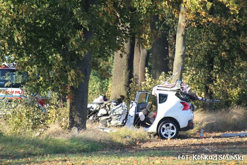 Śmiertelny wypadek w Brzózkach 10.10.2018. Kierujący...