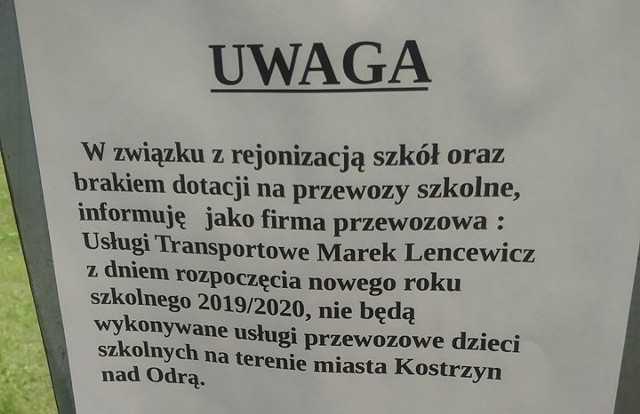 Mieszkańców zaniepokoiły komunikaty, które pojawiły się w mieście.