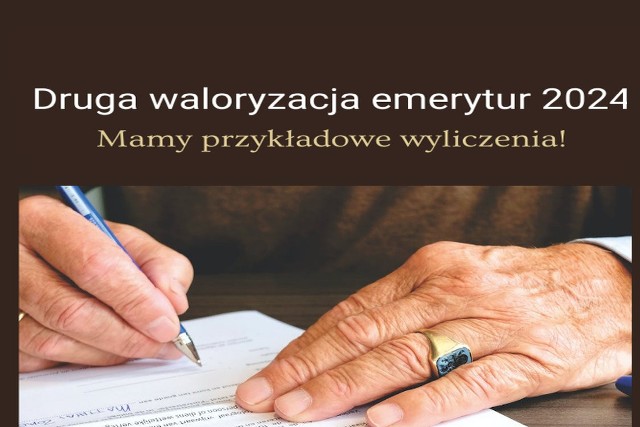 Na kolejnych slajdach zobaczysz prognozowaną drugą waloryzację emerytur 2024 - przy ewentualnym wskaźniku 5%. To na razie poglądowe wyliczenia przygotowane przez dziennik "Fakt". Ostateczny wskaźnik zostanie podany latem tego roku.