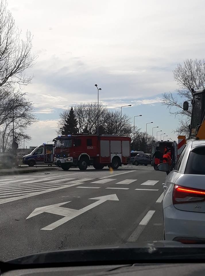 Informacje o wypadku na rogatkach Kostrzyna nad Odrą...