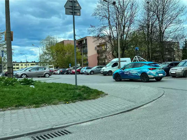 Samochód Googla na Osiedlu Młodych w Olkuszu