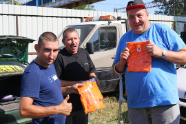 Andrzej z Plutycz oraz Adam Kraśko charytatywnie ścigali się wrakami