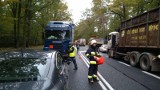 Wypadek na dk 46 w okolicach Dąbrowy. Ranne dwie osoby 