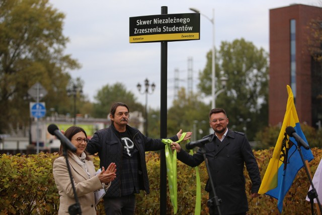 Skwerowi w Katowicach nadano imię Niezależnego Zrzeszenia Studentów