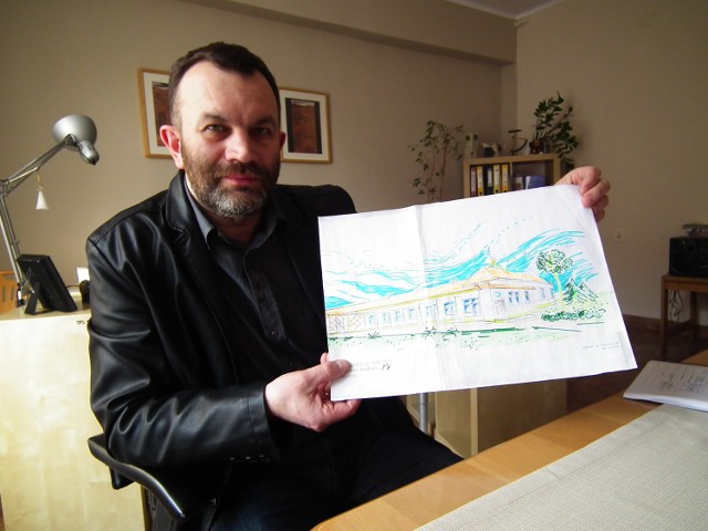 Marek Grzegorzewski, dyrektor DPS przy ul. Bukowskiej zlecił przygotowanie projektu architektonicznego nowych budynków. Dzięki niemu może powstać najnowocześniejszy dom w kraju