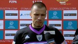 Piłkarze po meczu Stomil - Chojniczanka (WIDEO)